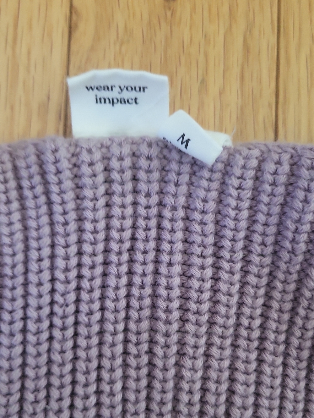 EUC 100% Organic Cotton Sweater M - Picture 4 of 10